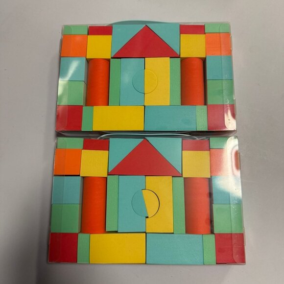 Children’s Bath Blocks Soft Floating Foam 29 Piece Set. 4PK - Picture 4 of 5